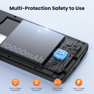 [JLK] 10000mAh Ốp lưng sạc dự phòng có thể sạc lại cho điện thoại for Samsung S25 Ultra S24 S23 FE S22 Plus