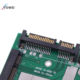 YOWEI mSATA SSD sang 2.5 '' SATA 6.0gps chuyển đổi thẻ mô-đun bảng pcie ssd VN