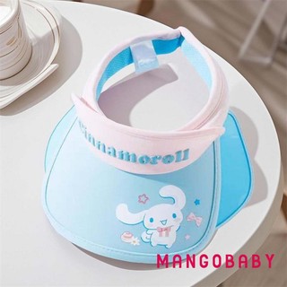 MG- [Được ủy quyền] Mũ che nắng mùa hè dành cho trẻ em Sanrio Kuromi Mũ che nắng mùa hè vành rộng rỗng Mũ che nắng cho bé gái bé trai