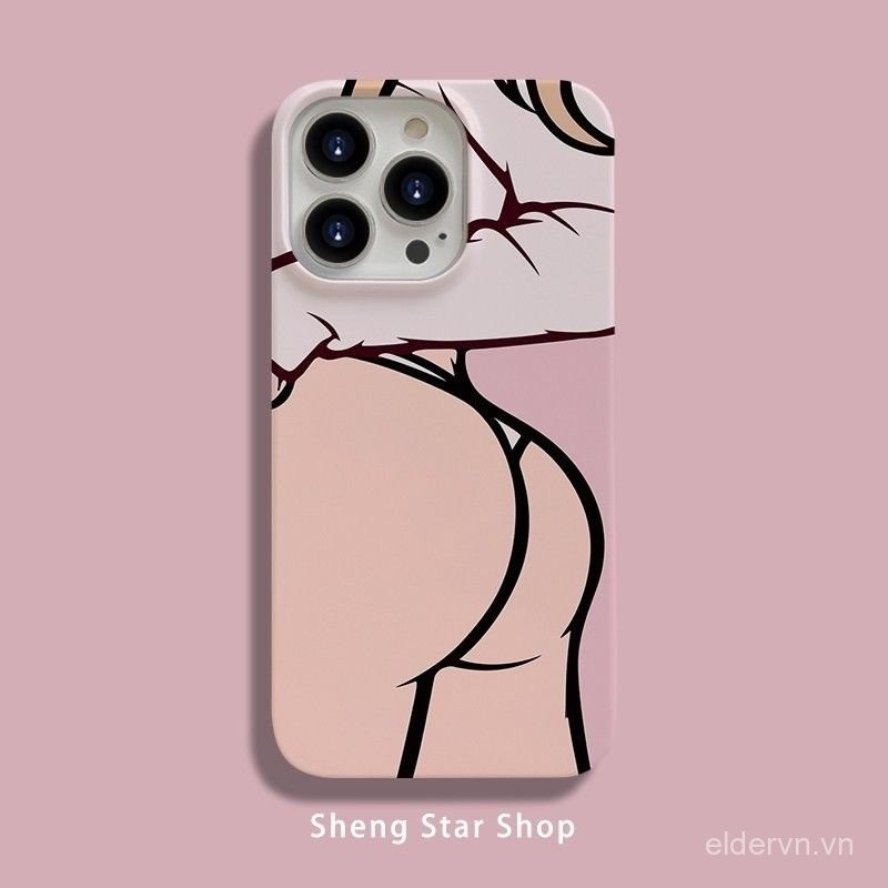 Ốp Điện Thoại QYJS Gợi Cảm Thích Hợp Cho IPhone 7 8 PLUS 11 12 PRO 13 14 15 16 ProMax X XS XR XSMAX 14 15 16 PLUS Vỏ Phim Đơn Giản Cứng Chống Bụi Bẩn IQOC