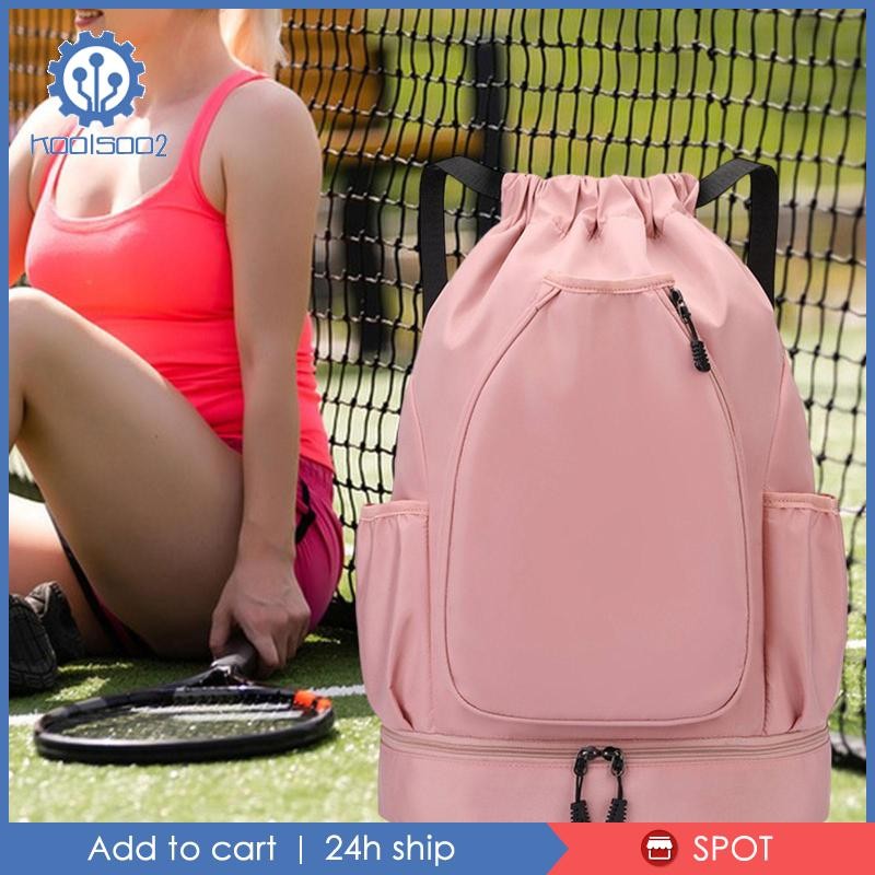 Ba Lô Tennis Có Ngăn Giày Dung Tích Lớn Chống Thấm Nước Đa Năng Cho Nữ Túi Cầu Lông Cho Pickleball