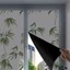 DARON Chống Nhìn Trộm Cửa Sổ, Bảo Vệ Tia UV Dày Đen Kính Dán, Miếng Dán Cửa Chống Rò Rỉ Toàn Bộ Blackout Opaque Sticker Hostel