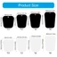KIKIN 10 Miếng Boot Shaper Boot Tree Chèn Thoáng Khí Ngắn Cao Boot Hỗ Trợ Đầu Gối Giày Cây Boot Shaper Dành Cho Nữ Tôi