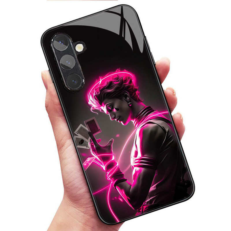 Hunter x Hunter hisoka 08 Kính Cường Lực Ốp Lưng Điện Thoại Samsung Galaxy S9 Plus S10 S10e S20 FE S20 Plus S21 S22 S23 S23 Ultra Note 9 10 Plus Note 20 Ultra Cover