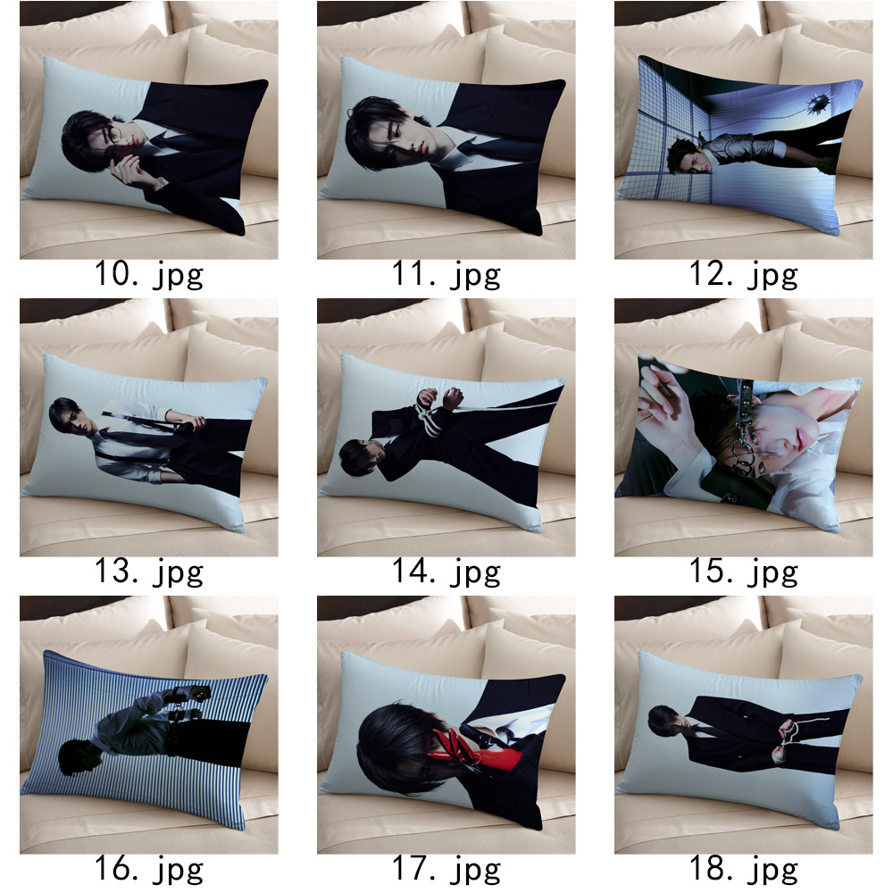 ENHYPEN 'DESIRE: UNLEASH' Vỏ gối bằng vải Polyester in một mặt (Không có lõi)