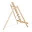 GREAT 30cm / 40cm / 50cm Giá để bàn, Giá vẽ gỗ có thể gập lại có thể điều chỉnh, Giá đỡ trưng bày tranh nghệ thuật nhẹ cầm tay Nghệ sĩ
