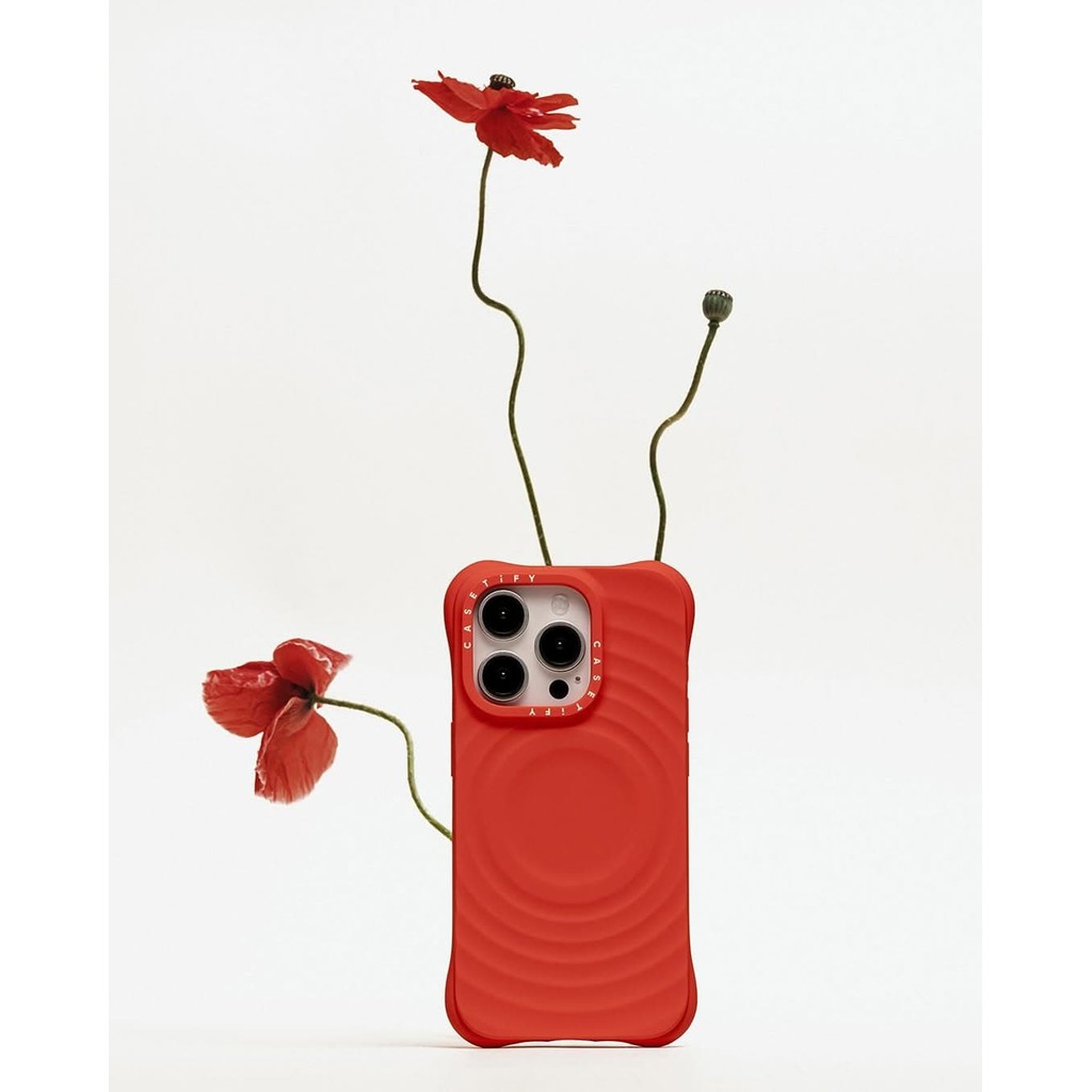 Ốp lưng Ripple - Spring Essentials của CASECASETM Ốp Hút Từ Tính Cho iPhone 16 / 15 / 14 Pro Max Cao Cấp Cảm Ứng Mềm Chống Trơn Trượt Silicon Kết Cấu Bảo Vệ Với Bao Bì Cao Cấp
