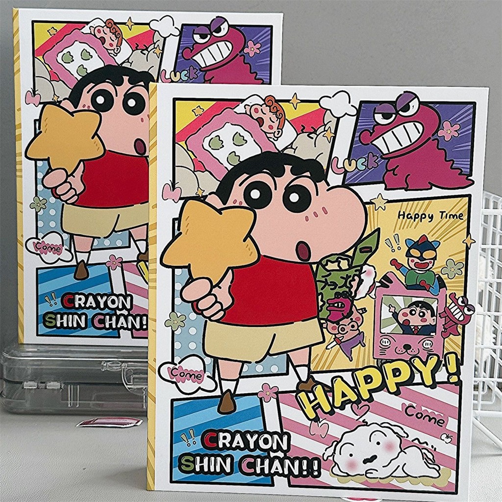 Four Palace Lưới Album Ảnh Vỏ 6.2 Crayon Shin-Chan Lưu Trữ Thẻ Sách Có Giá Trị Cao Cứng Rời Lá 10cm Sách Thẻ Dễ Thương