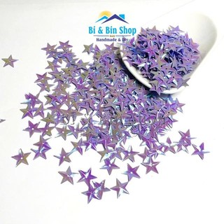 30g Kim Sa Ngôi Sao 3D Lõm 10mm Màu Sữa Cừ Đính Kết Trang Phục, Làm Phụ Kiện Thời Trang