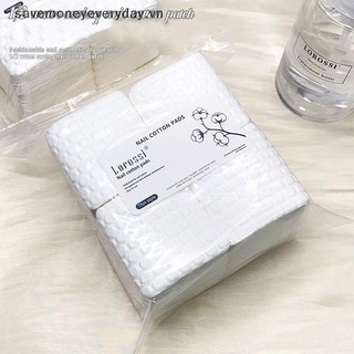 [savemoneyeveryday] 200 / 500 Chiếc Miếng Lót Bông Móng Tay Tẩy Sơn Gel Làm Sạch Khăn Ăn Làm Móng Tay Khăn Lau Không Xơ Miếng Lót Giấy Lau Bông Dụng Cụ Varnish [vn]