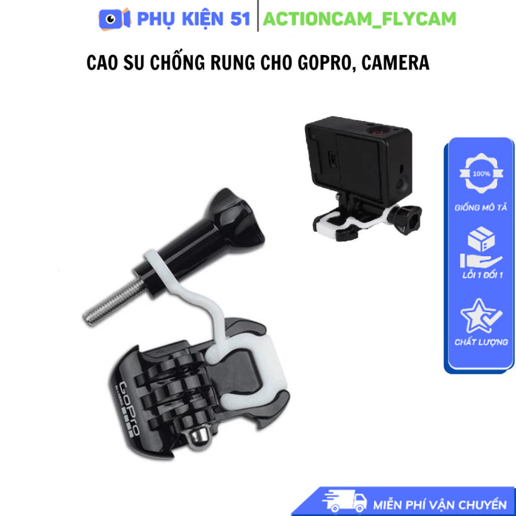 Cao su gài chân mount gíup chống rung camera gopro actioncam - cao su ...