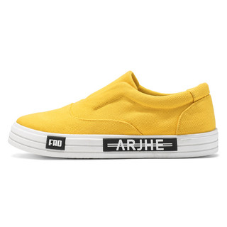 Giày Vải Nam Mùa Hè Mỏng Phong Cách Thể Thao Thoáng Khí Slip-On Giày Đế Bằng Lười
