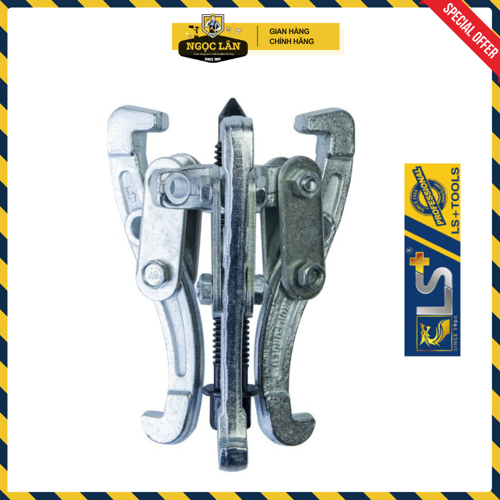 [Chính hãng LS+] Cảo 3 Chấu, Vam 3 càng LS+ Thép CRV độ cứng cao 2 chức năng (có thể chuyển cảo 2 chân)