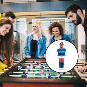 10 Cái Bàn Foosball Nhỏ Nhân Vật Bóng Đá Thay Thế Người Chơi Dễ Dàng Sử Dụng
