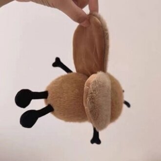 18cm lông mịn Ngộ nghĩnh Gián Sang Trọng Móc Khóa Hoạt Hình Gián Nhồi Bông Búp Bê Mặt Dây Chuyền Xe Chìa Khóa Ba Lô Túi Trang Trí Trẻ Em Quà Tặng Mới