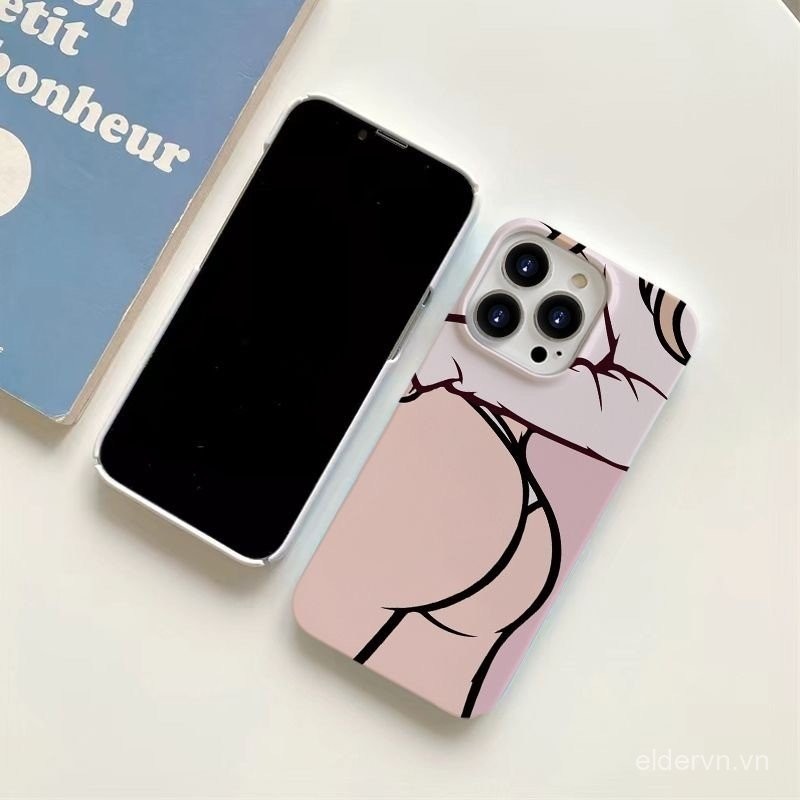 Ốp Điện Thoại QYJS Gợi Cảm Thích Hợp Cho IPhone 7 8 PLUS 11 12 PRO 13 14 15 16 ProMax X XS XR XSMAX 14 15 16 PLUS Vỏ Phim Đơn Giản Cứng Chống Bụi Bẩn IQOC