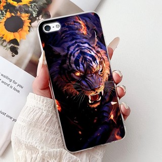 Dành Cho iPhone 5 5s SE (2016) 4 4s Mới Thoáng Mát Tranh Rồng Silicon Mềm TPU Vỏ Điện Thoại