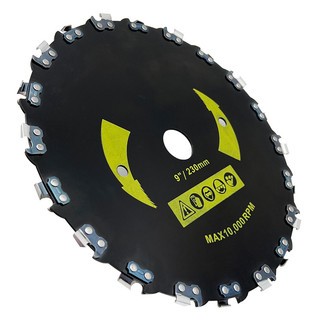 Dụng Cụ Làm Vườn Phần Bàn Chải Cắt Phụ Kiện Lưỡi Cưa Thép Mangan Răng 9 "230mm Đầu Tông Đơ