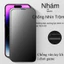 Miếng Dán Bảo Vệ Kính Cường Lực Riêng Tư nhám chống vân tay cho iPhone 17 Air 16 15 14 plus 13 12 11 Pro max XR XS Max
