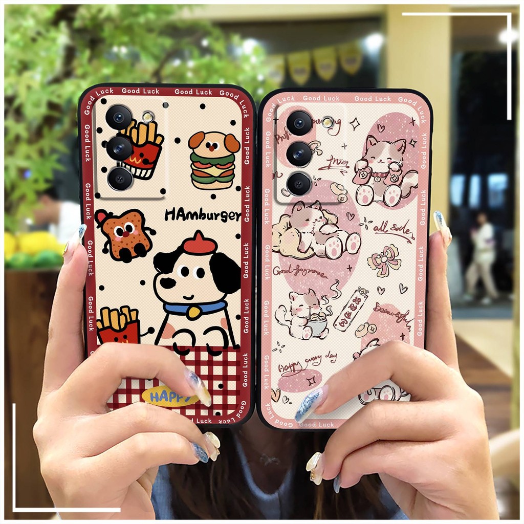 Graffiti Túi Điện Thoại Ốp lưng Lenovo Legion Y70 Chống Bụi Bẩn Bảo Vệ Hoạt Hình Bọc Toàn Bộ Động Vật Vỏ Mềm Dễ Thương Ốp Lưng Thiết Kế Thời Trang TPU Chống Va Đập Silicon