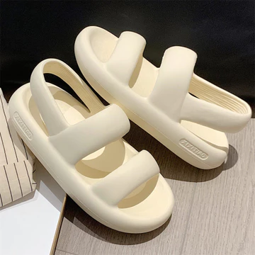 XIXITIAO Flat Casual Ngoài Trời Mặc Thời Trang Đế Mềm Mùa Hè Dép Nữ Dép Dép