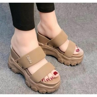 DÉP XUỒNG NỮ 2 QUAI TAG ĐÁ 12F, DÉP ĐẾ XUỒNG, DÉP ĐẾ CAO, DÉP XUỒNG ĐẾ CAO XX PP CC