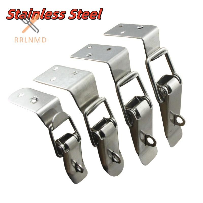 RRLNMD 1 Bộ Cửa Tủ Kim Loại Khóa 90 Độ Hộp Đóng Cửa Khóa Miệng Vịt Móc Lò Xo Tải Vẽ Chuyển Đổi Chốt Kẹp MỚI