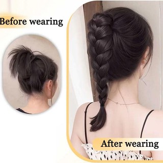 NCE Tóc Giả Đuôi Ngựa với Kẹp Tóc Lông Tơ Dài - Phụ Kiện Thời Trang Cho Nữ