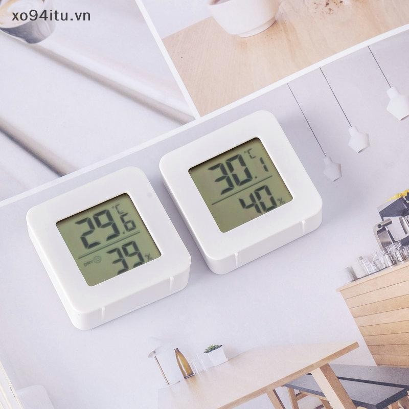 XOITU Nhiệt kế điện tử kỹ thuật số Máy đo độ ẩm trong nhà Máy đo nhiệt độ phòng khô ướt cho bé Máy đo nhiệt độ phòng VN