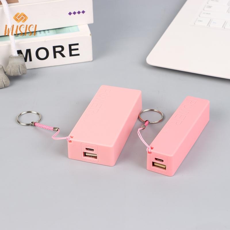 [WUSISI] Bộ Pin Sạc Di Động Cho Ốp Lưng DIY Box Protable Nhiều Màu Sắc Stroage Box MỚI
