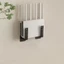 ITRUMPET 2 Chiếc Giá Đỡ Hộp Set-top, Nhựa Không Cần Khoan Router Giá Đỡ, Giá Để Đồ Bền Treo Tường Di Động Cho Phòng Khách