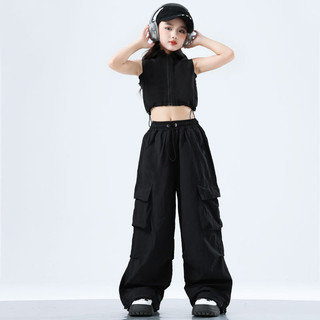 Đồ Nhảy Hiện Đại Hiphop Trẻ Em Set Đồ Dance Jazz Quần Nhảy Crop Top Đồ Nhảy Cho Bé Gái Bộ Tập Nhảy Cho