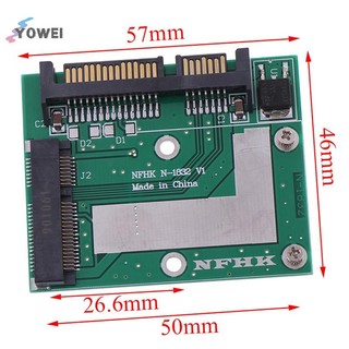 YOWEI mSATA SSD sang 2.5 '' SATA 6.0gps chuyển đổi thẻ mô-đun bảng pcie ssd VN