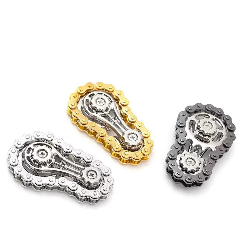 Kim Loại Xe Đạp Dây Xích Bánh Răng Fidgets Spinner Cảm Giác Xe Đạp Dây Xích Bánh Răng Nhẫn Đồ Chơi Quà Tặng Cho Bạn Bè Thành Viên Gia Đình