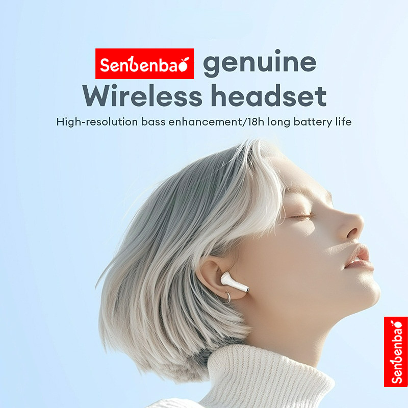Tai Nghe Bluetooth Fenbenbao LP5 Pro Tai Nghe Thể Thao Khử Tiếng Ồn -38db 360° Âm Thanh Không Gian Bass Tốt