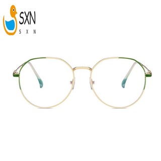 Kính chặn ánh sáng xanh Dễ thương Chống căng mắt Kính khung lớn thời trang để đọc sách Máy tính chơi