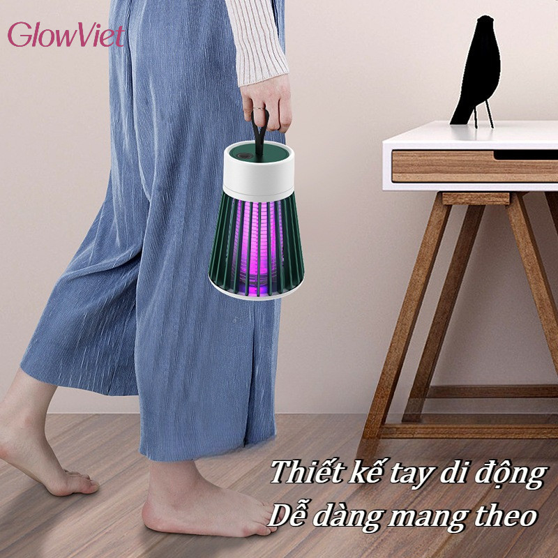 Đèn Bắt Muỗi mini,Đèn Bắt Muỗi Rạng Đông,Không Hóa Chất,Không Bức Xạ, Thiết Kế Chống Ngón Tay Chạm