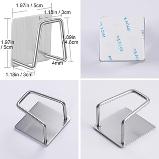 Bọt Biển Giá Đỡ Dính Bồn Rửa Caddy SUS304 Thép Không Gỉ Chống Rỉ Sét Chống Thấm Nước Nhanh Khô Cho Phụ Kiện Nhà Bếp Sử Dụng kim loại xốp nhỏ gọn chắc chắn phù hợp dùng cho gia đình căn hộ văn phòng và không gian nhỏ