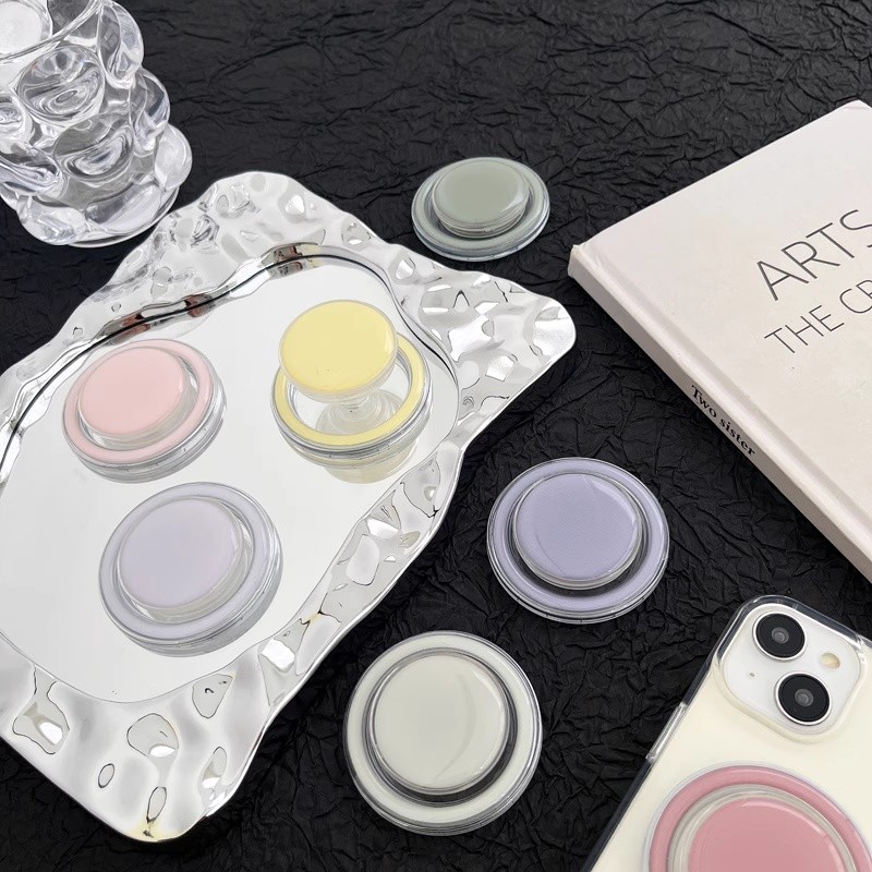 Giá đỡ điện thoại từ tính Socket Magsafe Hàn Quốc cho IPhone 16 Pro Max có thể gập lại Ring Grip Giá đỡ để bàn co giãn