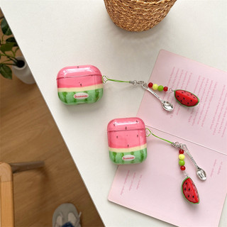 Ống Hút Dưa Hấu Cho Airpods 1 / 2 3 Pro Pro Pro2 Airpods4 Bộ Tai Nghe Bluetooth Không Dây Vỏ Bảo Vệ Air Pods Pro 3 4 Vỏ Bảo Vệ Tai Nghe