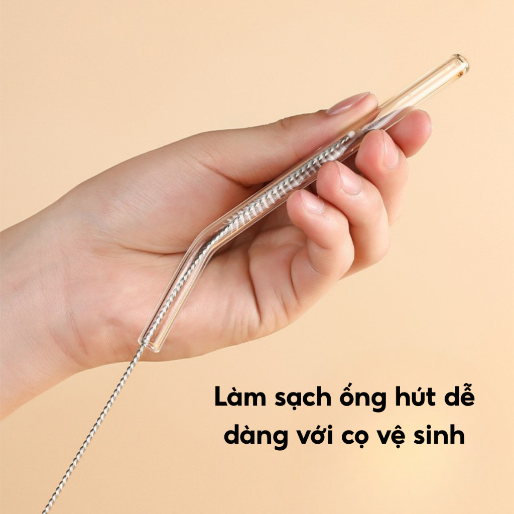 Bộ Ống Hút Thủy Tinh 84HYDRO Cao Cấp