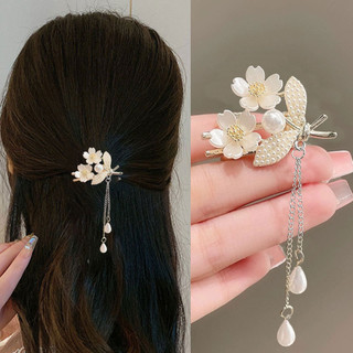 Ngọt Ngào Mori Phong Cách Lily Của Thung Lũng Kẹp Tóc Nhỏ Nữ Tinh Tế Tua Rua Siêu Cổ Tích Tính Khí Bên Nổ Kẹp Mỏ Vịt Kẹp Tóc