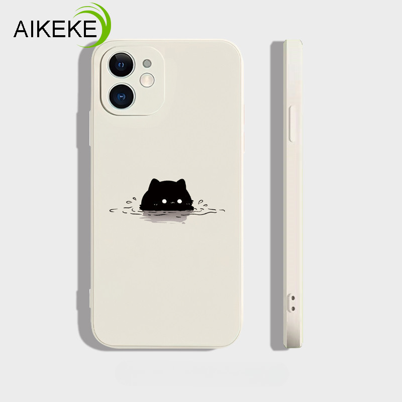 Ốp Điện Thoại Mèo Nhỏ Dễ Thương Cho Redmi K80 K70 K70E K60 K60E K50 K50i K40 Gaming K40S K30 K30S Ultra K30i K20 Pro Vỏ Màu Đối Diện Hoạt Hình Vỏ Bảo Vệ Camera Mềm