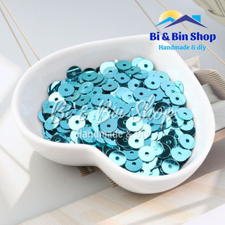 30g Kim Sa Phẳng 5mm Màu Kim Trang Trí, Đính Kết Trang Phục, Làm Phụ Kiện Thời Trang
