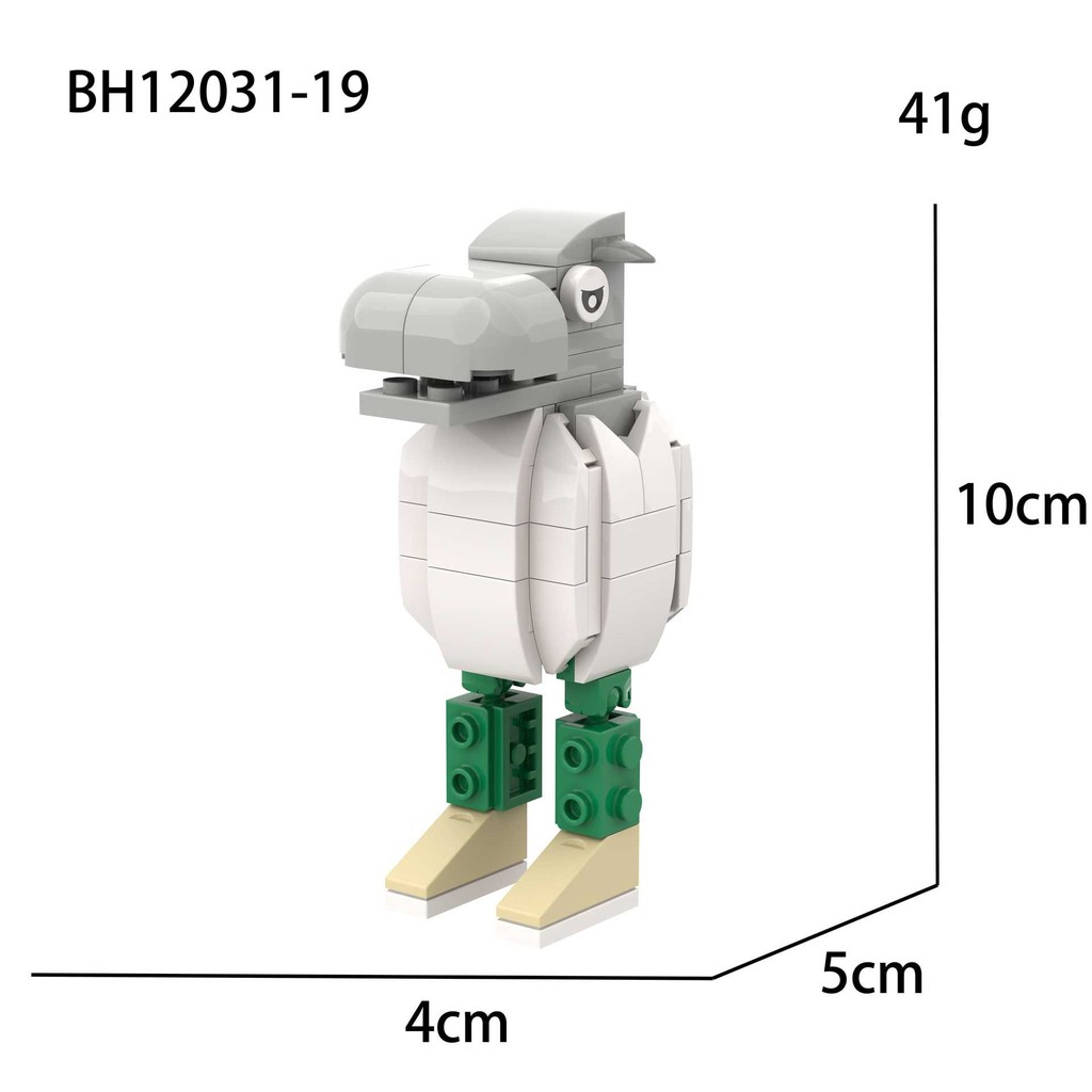 HK1 Ý Brainrot khối xây dựng Tralalero Tralala Bombardier Crocodilo TungTung Saur Mô Hình Búp Bê KH1