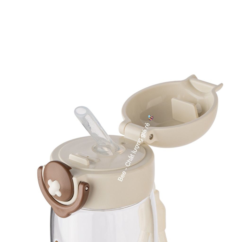 Bình nước trẻ em Panda 480ml, Bình đựng nước đi học, du lịch, thể thao chính hãng VIỆT NHẬT (mã 0080)