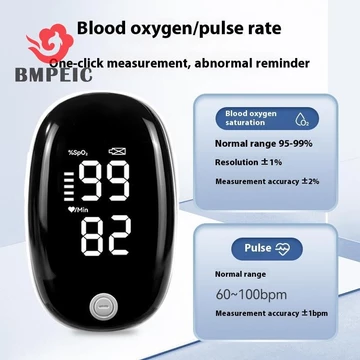 BMPEIC Ngón Tay Xung Oxy Đo Màn Hình LED Độ bão Hòa Oxy Trong Máu Đo Nhịp Tim Oxy Đo Y Tế Với Hô Hấp Kỹ Thuật Số Kế Mới