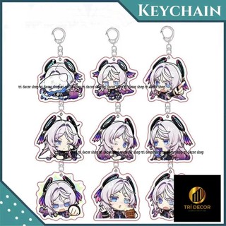 New Genshin Impact Game Citlali Pendant Keychain Cute Cartoon Anime Keyring Backpack Jewelry Accessories Co