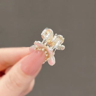 MAUROPOLI [Sẵn sàng] Phong cách mới Phong cách Nhật Bản Mùa xuân Hoa anh đào Kẹp nhỏ Kẹp trên cùng dễ thương Kẹp phụ kiện tóc Kẹp mũ đội đầu Kẹp cá mập nhỏ