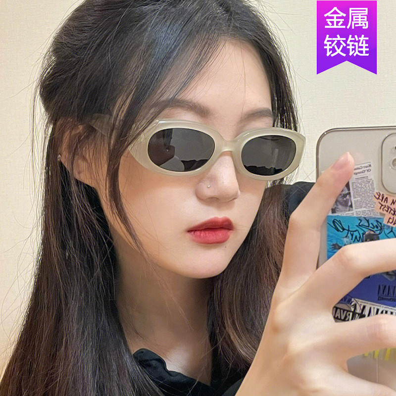 Cơm Móng Tay lõm Hình Kính Mát Không Đều Hip-Hop Thời Trang Độc Đáo Kính Mát Ảnh Tất Cả Trận Đấu Kính Mát Unisex UV400